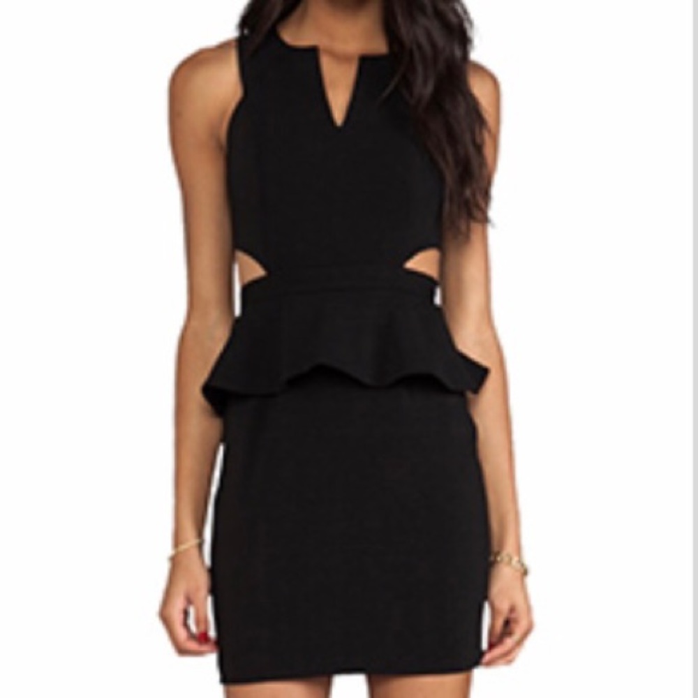 Jay Godfrey black cutout cocktail dress- Size 4